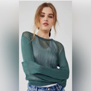 NWT Free People H2O Crew pullover